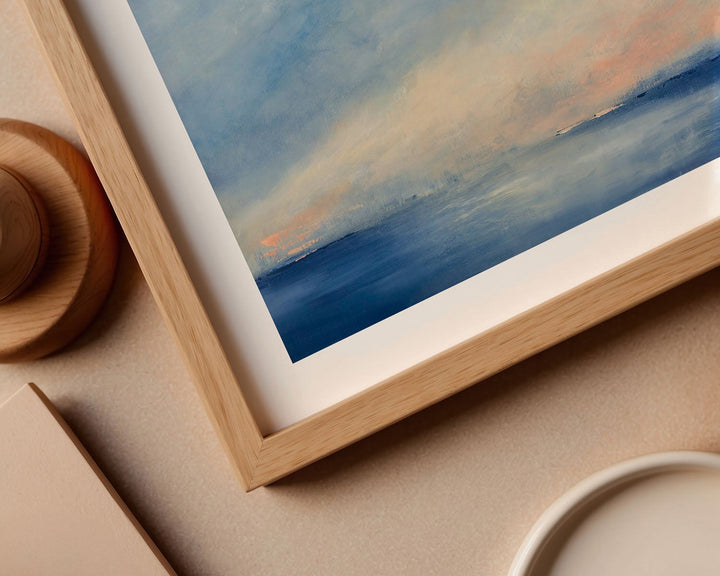 Tranquil skyscape print, framed, from Rebecca Katz