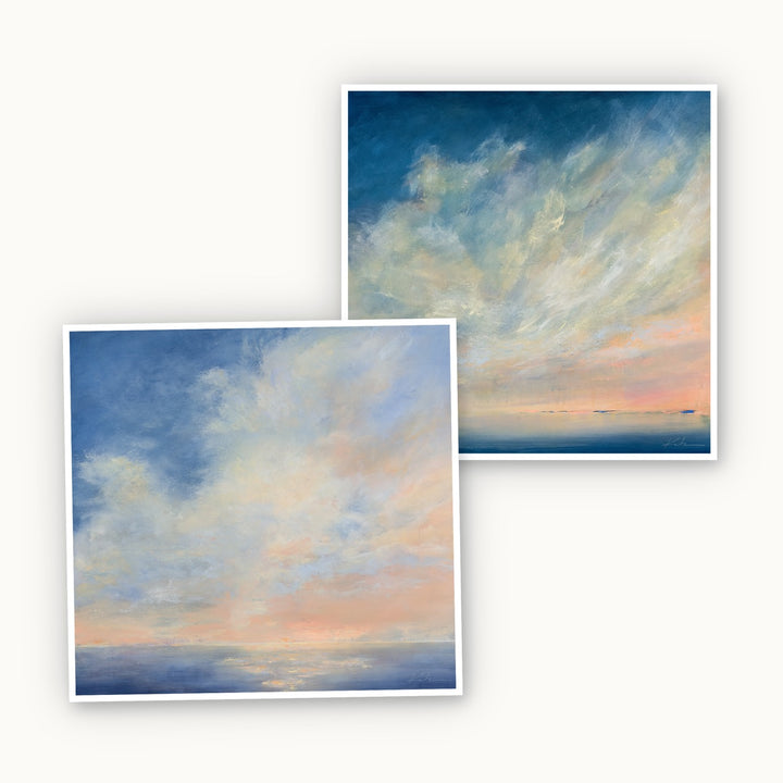Afterglow Duo – Set of 2 Square Prints