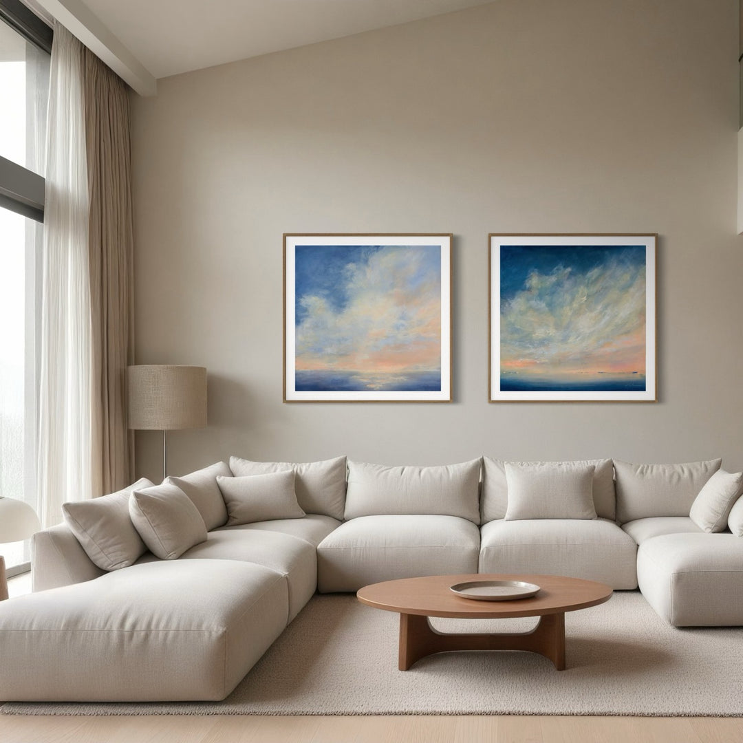 Afterglow Duo – Set of 2 Square Prints