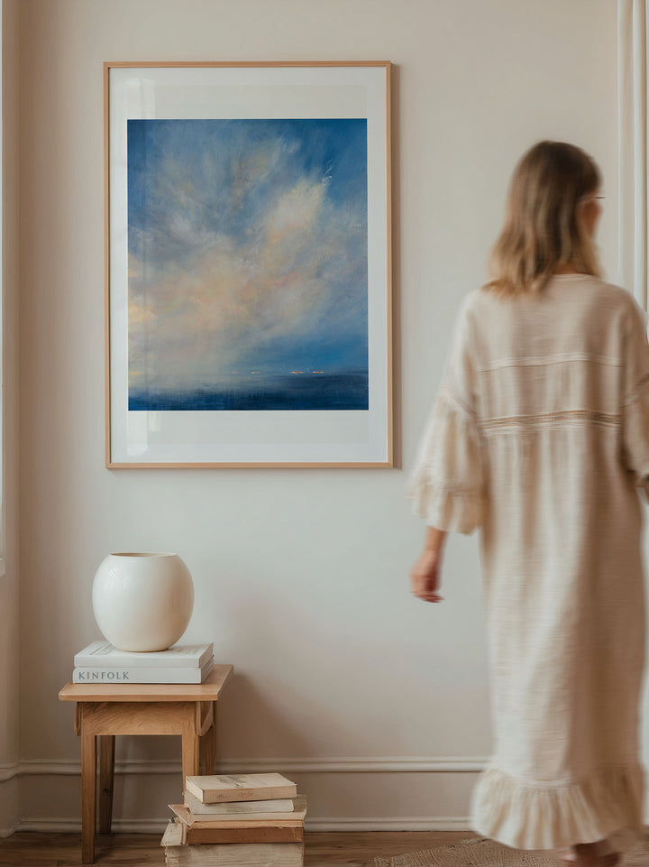 "Between Breath and Blue" Fine Art Print