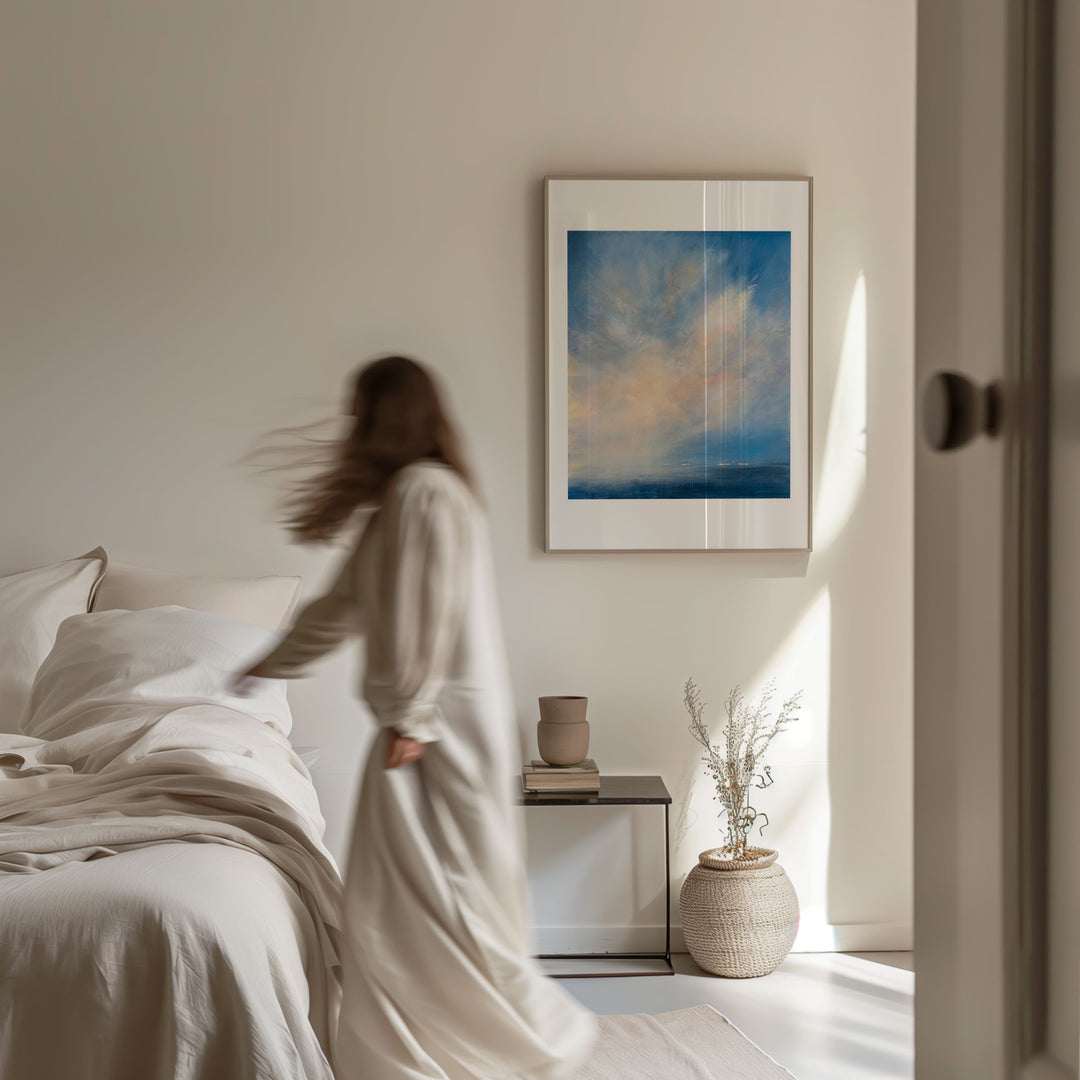 "Between Breath and Blue" Fine Art Print