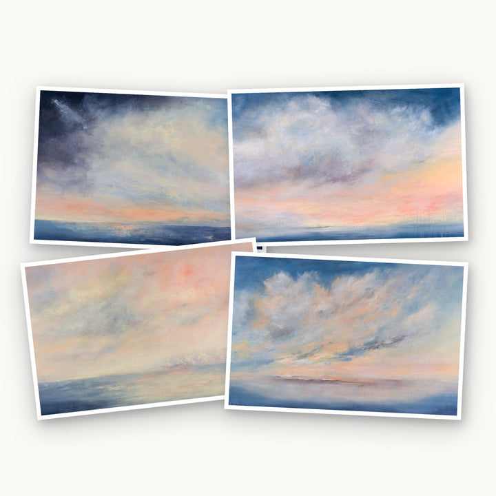 Moody Quad – Set of 4 Horizontal Prints